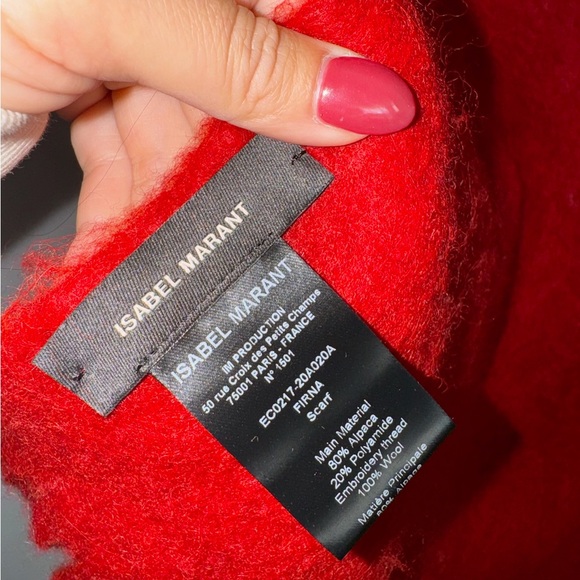 Isabel Marant Firna fringed ombré alpaca-blend scarf - Picture 8 of 8